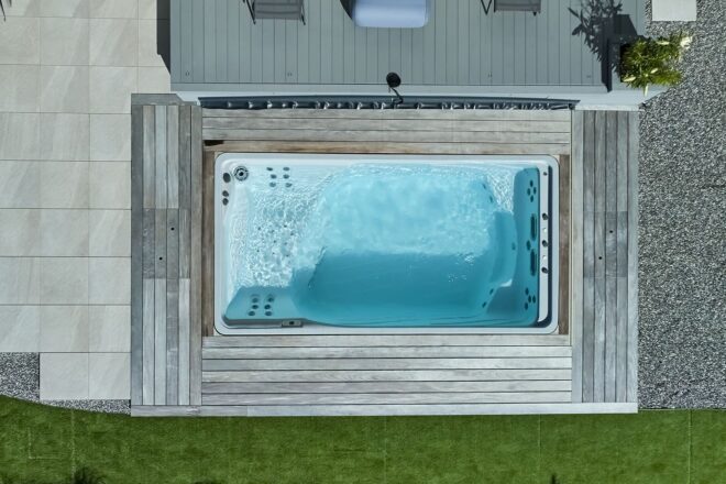 Mini-piscine paysagère