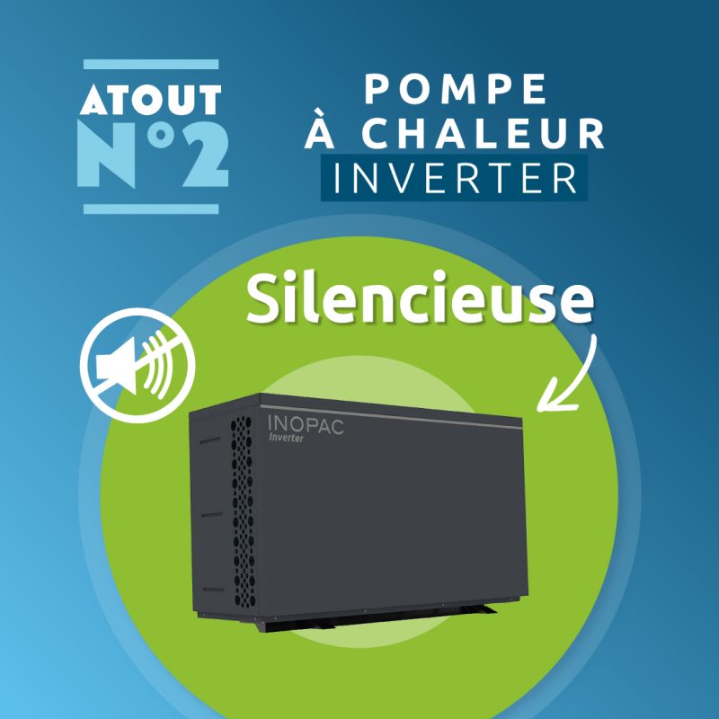 Silencieuse : la pompe à chaleur Inverter EuroPiscine - Ma piscine écoresponsable EuroPiscine