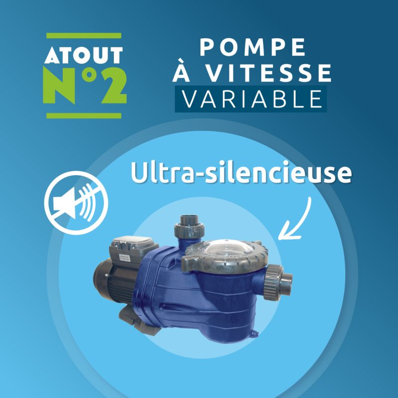 Ultra-silencieuse : la pompe à vitesse variable EuroPiscine - Ma piscine écoresponsable EuroPiscine